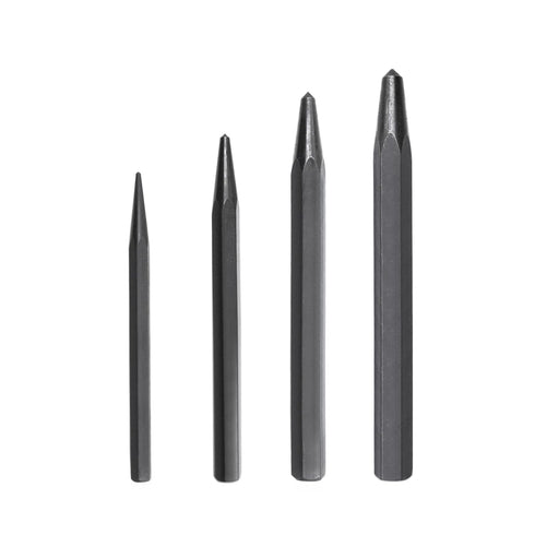 62215 Center Punch tool metal, useful center punch set 4-Piece