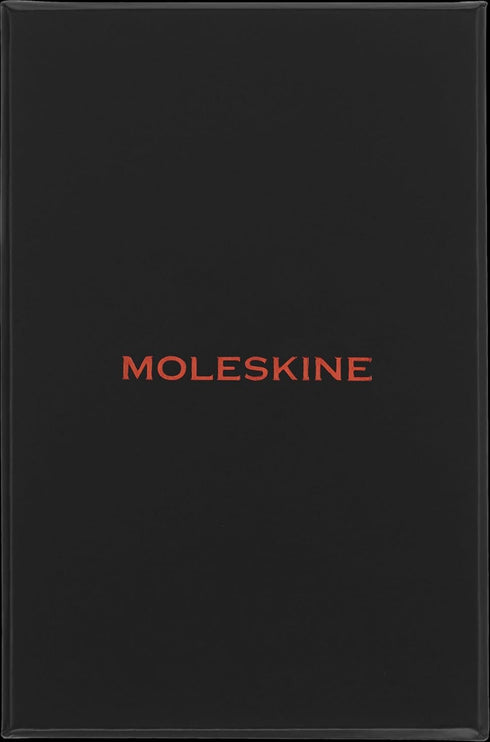 Moleskine Limited Edition Notebook, Holiday Shine Box, Extra Small, Metallic Red, Hard Cover