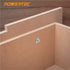 POWERTEC 5/16-18 T Nuts, 8 Pcs | Screw-On Tee Nuts for Wood Working, Rock Climbing Holds, and Furniture