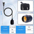 BUBYVV E26 6.6 Ft Light Socket Extender, with Plug and ON/Off Switch, Extension Cord for Pendant Lights, Outdoor String