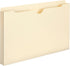 Smead File Jacket, Legal Size, Reinforced Straight-Cut Tab, 1" Expansion, Manila, 50 per Box (76520)