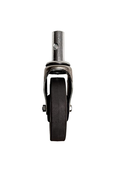 5 inch Set 1 Caster Wheel - Heavy Duty Swivel Caster - Thermoplastic Rubber - Strong and Secure Fit - Industrial Wheel