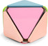 Poppin Sticky Notes Ball, Triangular Sticky Notes Set, Pastel Transparent Memo Ball with 4 Colors
