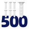 Microcentrifuge Tubes 2ml, AyinLab 500pcs Polypropylene Plastic Tubes with Leak-Proof Snap Caps