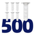 Microcentrifuge Tubes 2ml, AyinLab 500pcs Polypropylene Plastic Tubes with Leak-Proof Snap Caps