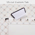 Y YOMA 12 Pack Decorative Hanging File Folders, Letter Size, Rose Gold, 1/5-Cut Adjustable Tabs, 3 Black Foil Design