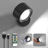 Lightbiz LED Wall Lights with Remote, Wall Mounted Sconces 3000mAh Rechargeable Battery