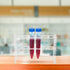 Plastic Test Tube Rack Test Tube Rack, Transparent 6 Slots Acrylic Tube Holder Test Tube Stands for 10ML Test Tubes Chemistry Laboratory, 2pcs Tube Holder