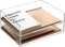 SANRUI 2 Pack Acrylic Paper Tray Organizer for Desk, Stackable File Organizer for Letters, Documents, and Magazines