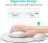 Dapesuom Ergonomic Mouse Pad with Wrist Support, Comfortable Memory Foam Wrist Rest for Easy Typing Pain Relief, Cute