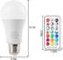 Bulbs 10W Bulb 5000k (2 Pack) Vgogfly RGB Led Light Color Changing Light with Remote Control Daylight White Remove