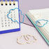 Tofficu 60Pcs Paper Clips, Small Clouds Shaped, Creative Cute Paper Clip for Office, School