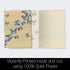 Tree-Free Greetings Blue Butterflies in Flight All Occasion Cards, 12 Recycled 4x6 Cards & Envelopes