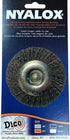 Dico 541-771-3 Nyalox Wheel Brush 3-Inch Grey 80 Grit