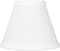 3x6x5 Chandelier White Linen Clip-On Lampshade - Perfect for chandeliers, foyer lights,