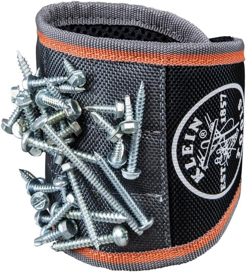 Klein Tools 55895 Magnetic Wristband, Tradesman Pro Tool Wristband for Wire Connectors, Screws, and Drill Bits