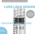30 Pack 3ml Disposable Syringe with 23Ga 1.0 Inch Needle, Luer Lock Lab Supplies