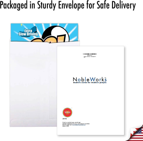 NobleWorks Jumbo Card for 60th Birthdays (8.5 x 11 Inch) - Fun Milestone Birthday Celebration, Big Group Greeting -