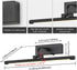 15.94in 3CCT Dimmable Battery Operated Picture Light with Remote and Timer, Wireless Gallery Lights for Picture Black