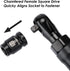 8 1/2-inch Set, MIXPOWER Pieces Drive Pipe Plug Socket SAE, CR-MO, Tapered Male Square Drive, Chamfered Female Square