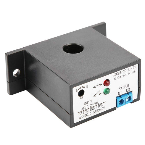 Current Sensing Switch Normally Open, Adjustable AC 0.2-30A SZC23-NO-AL-CH