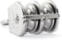 1PCS Lifting Double Pulley - Stainless Steel Heavy Duty Double Wheel Swivel Lifting Rope Pulley Block M32