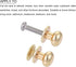 Mini Drawer Pulls, 12Pcs Zinc Alloy Round Knobs with Screws for Home Cabinet Handles