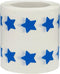 Blue Star Shape Stickers, 0.50 Inch, 1,000 Adhesive Labels