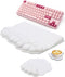 Cloud Wrist Rest Set for Keyboard and Mouse, Ergonomic Memory Foam Wrist