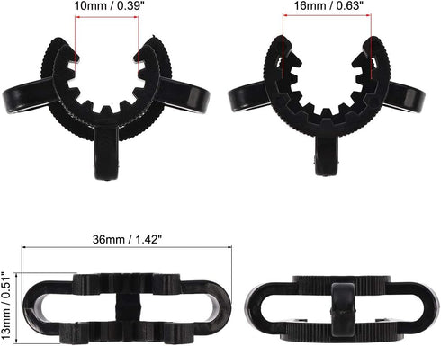 uxcell Lab Joint Clip Plastic Clamp, 5 Pcs for 14/20 or 14/35 Glass Taper Joints Laboratory Connector