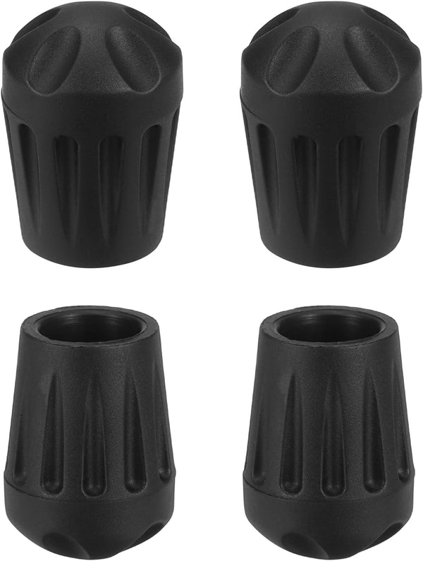 uxcell 4Pcs Camping Chair Foot Covers, 0.55 Inch Plastic Table Legs Feet