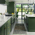 Yasinet 17.7" x197" Dark Green Wallpaper: Green Peel and Stick Contact Paper for Waterproof Self-Adhesive Removable Wall