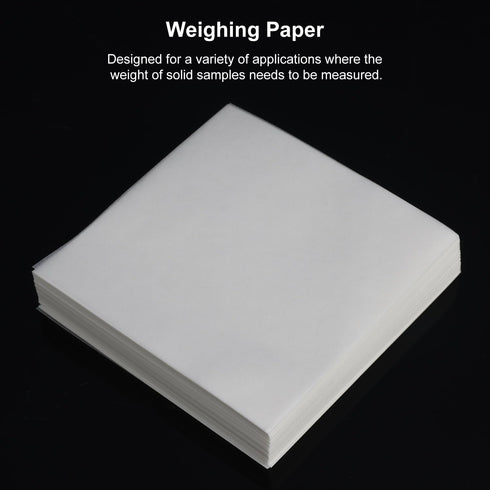 stonylab Weighing Paper, 75 x 75 mm Nitrogen-free Sample Weighing Papers, Pack of 500 for Laboratory Research