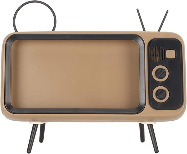 Locadence Retro TV Style Stand Holder, Scratch Resistant Desktop Mobile Phone Stand, Decorative