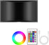 Battery Operated Wall Sconce with Remote 16 Colors RGB Dimmable Wall Light
