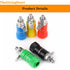 20 PCS Binding Posts Terminal, Female Socket Jack for 4mm Banana Plug Connector, Electronic Test Equipment (5 Color)