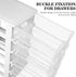 Drawer Storage Plastic Drawers Organizer: 5-layer Office Desk Organizer with Drawers, Small Plastic Drawers Organizer