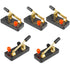 5PCS Educational Single Pole Knife Switch, Physics Laboratory Equipment SPST Switch