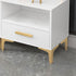 MZZHEDIE 4 (5.1in) Pcs Gold Triangle Sofa Legs,Metal Triangle Furniture Feet,Metal Support Feet,for Bed TV Cabinet