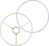 Aspen Creative 20110-11,Metal DIY Table and Floor Lamp Shade Strong Ring,European Style UNO 36mm
