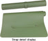 Busnos 47.2" x17" Cute Desk Cover - Mouse Pad, Green Leather Non-Slip Laptop Mat for Desktop