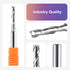 3/16 inch 1/4 inch SpeTool Carbide CNC Router Bits Cutting Diameter Up Cut Router Bit with Shank Suitable for CNC
