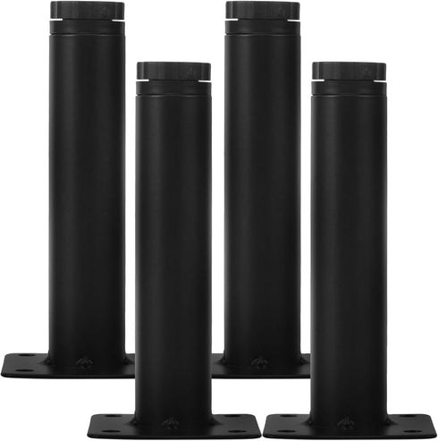 NUOBESTY 4pcs Metal Furniture Legs Replacement Set for Sofa, Dresser, Cabinet Heavy