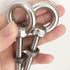 M8 Shoulder Eye Bolt, 4pack Stainless Steel Eye Bolts 5/16" Heavy Duty Screw Bolt Accessories Include Nuts and Washer(Thread Length 50mm)
