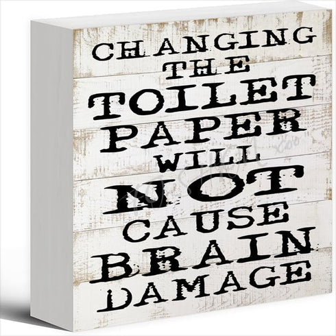 DwhawWy Decor For Home Office Desk Changing The Toilet Paper Will Not Cause