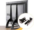 KiBcsLic TV Stand Accessories Multipurpose High Performance Space Saving Black Floor Stand Holder for Exhibitions