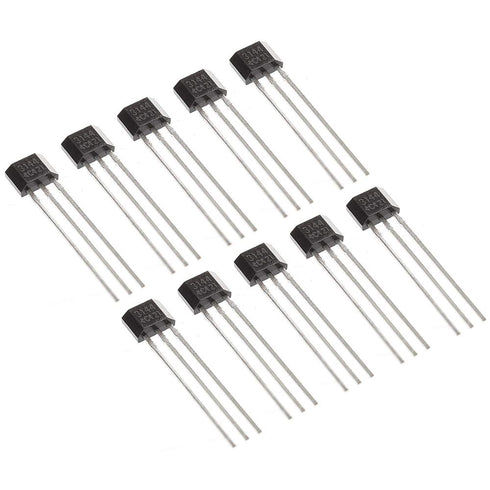 10pcs A3144 3144 Hall Effect Sensor Magnetic Detector, 3-Pin