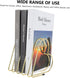 HOODANCOS Practical Bookend Study Iron Book Book Storage Bookends Desk Organizer Stylish Stand