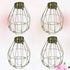 Bulbs 4Pcs Bulb Heat Lamp Bathroom Ceiling Fan Cover Vintage Light Cage Hanging Lamp Cover Industrial Lamp Cover