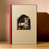 Mouse Reading Book Wall Decor Sticker Decal for Kids Room, Classroom, Home, Bedroom, Book Lover